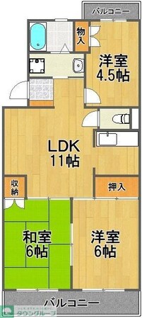 エーデルワイスの物件間取画像